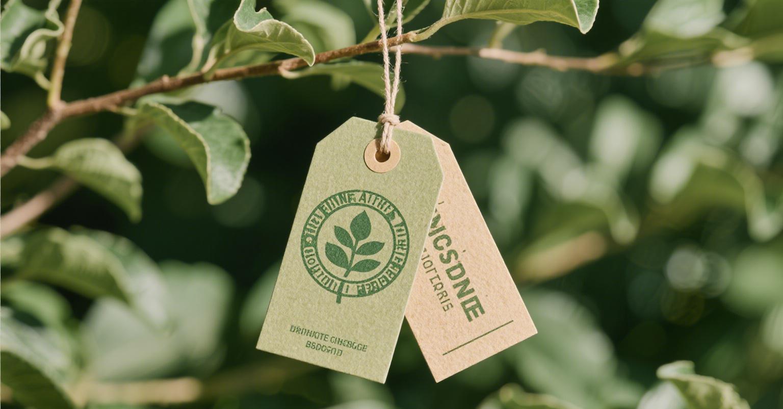 Sustainable eco-friendly hang tags for environmentally conscious brands